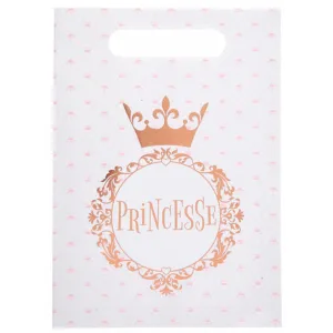 Princess Birthday Printed Favour Bags, 10 Count