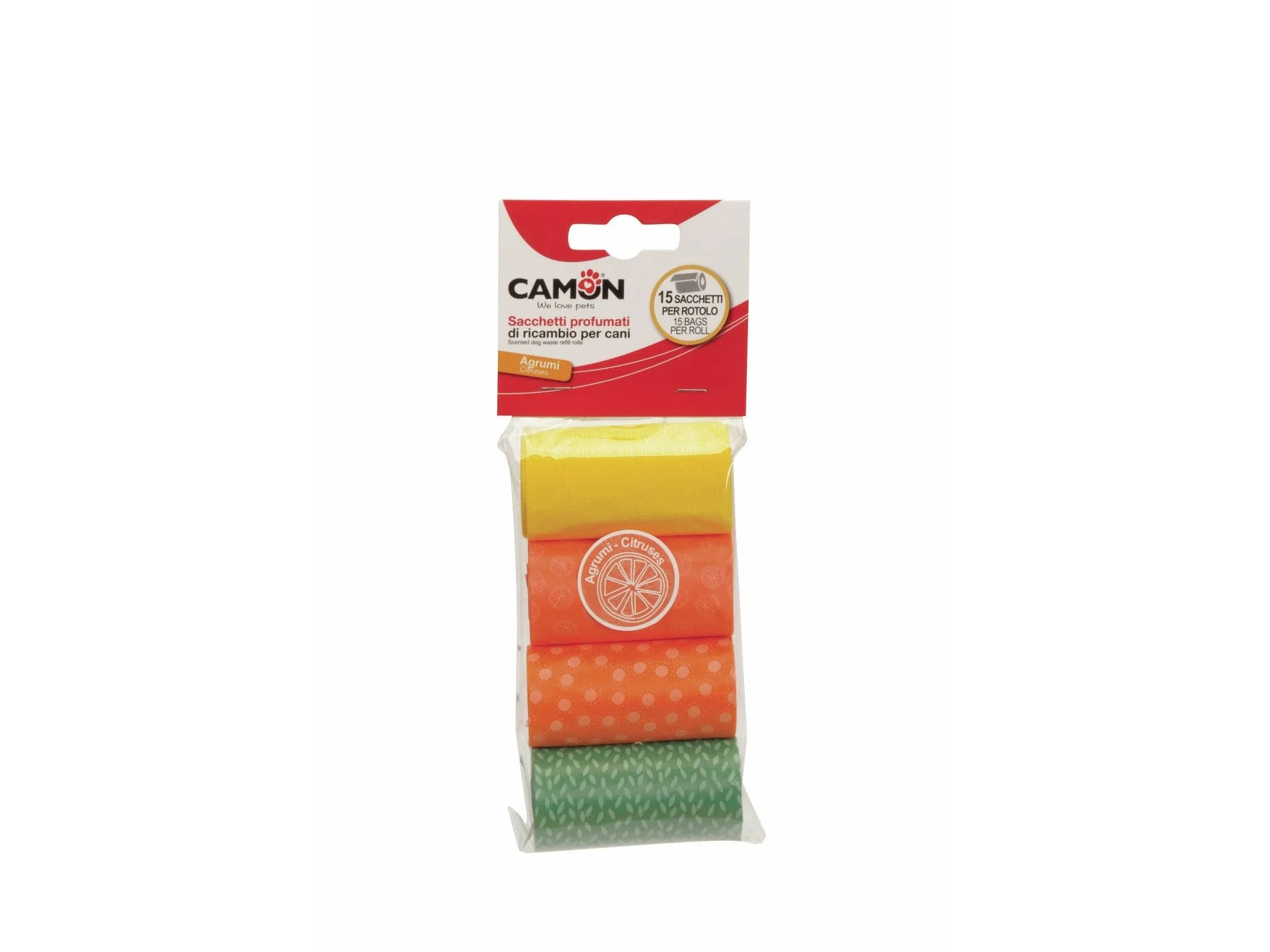 Scented Dop Scoop Bags - Citrus Fruits - 4Rolls Of  15 Bags