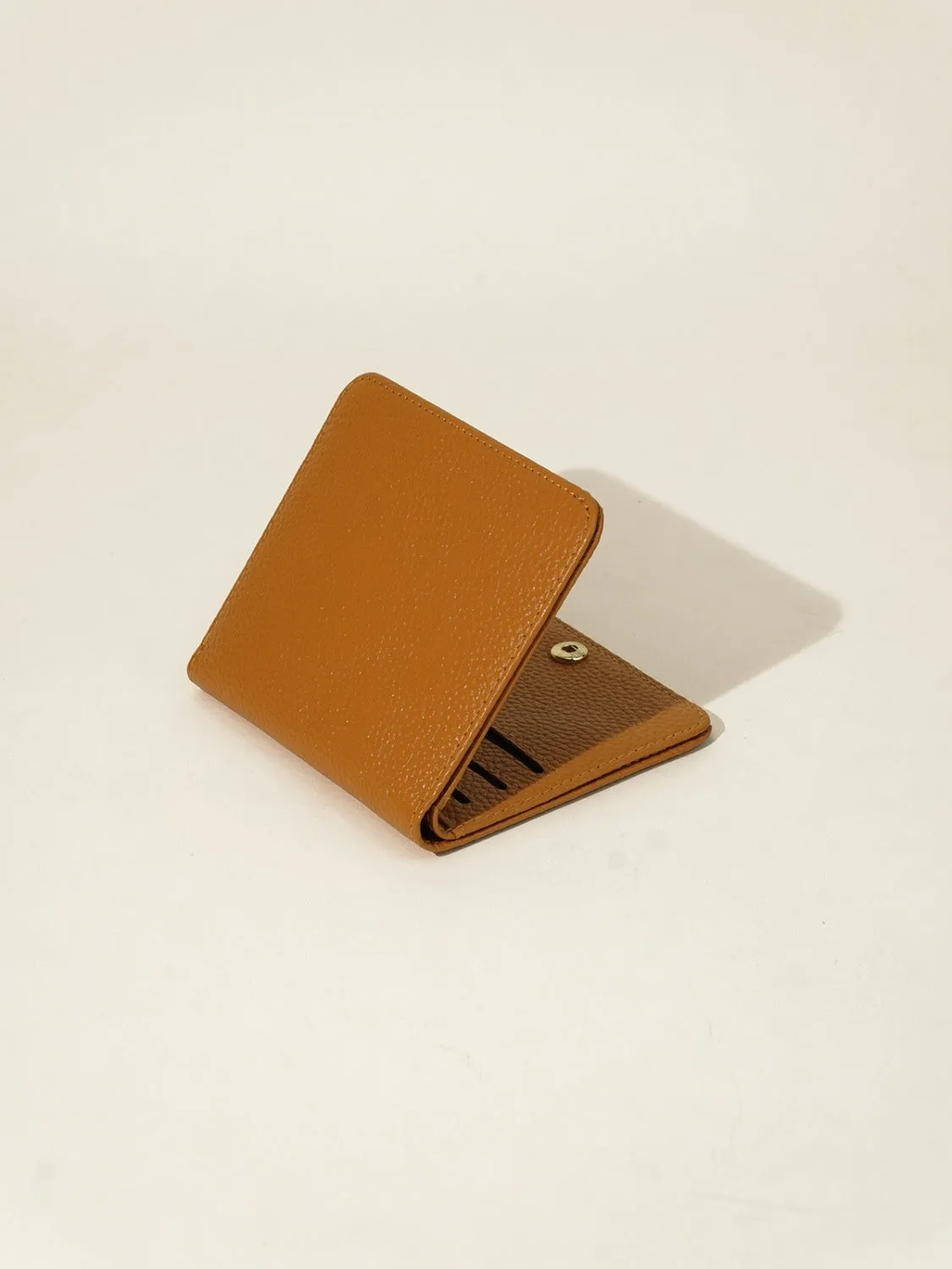 Simple Women's Two-fold Ultra-thin Practical Couple Wallet