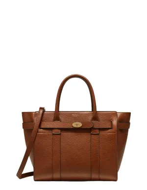 Small Zipped Bayswater Small Classic Grain (Oak)