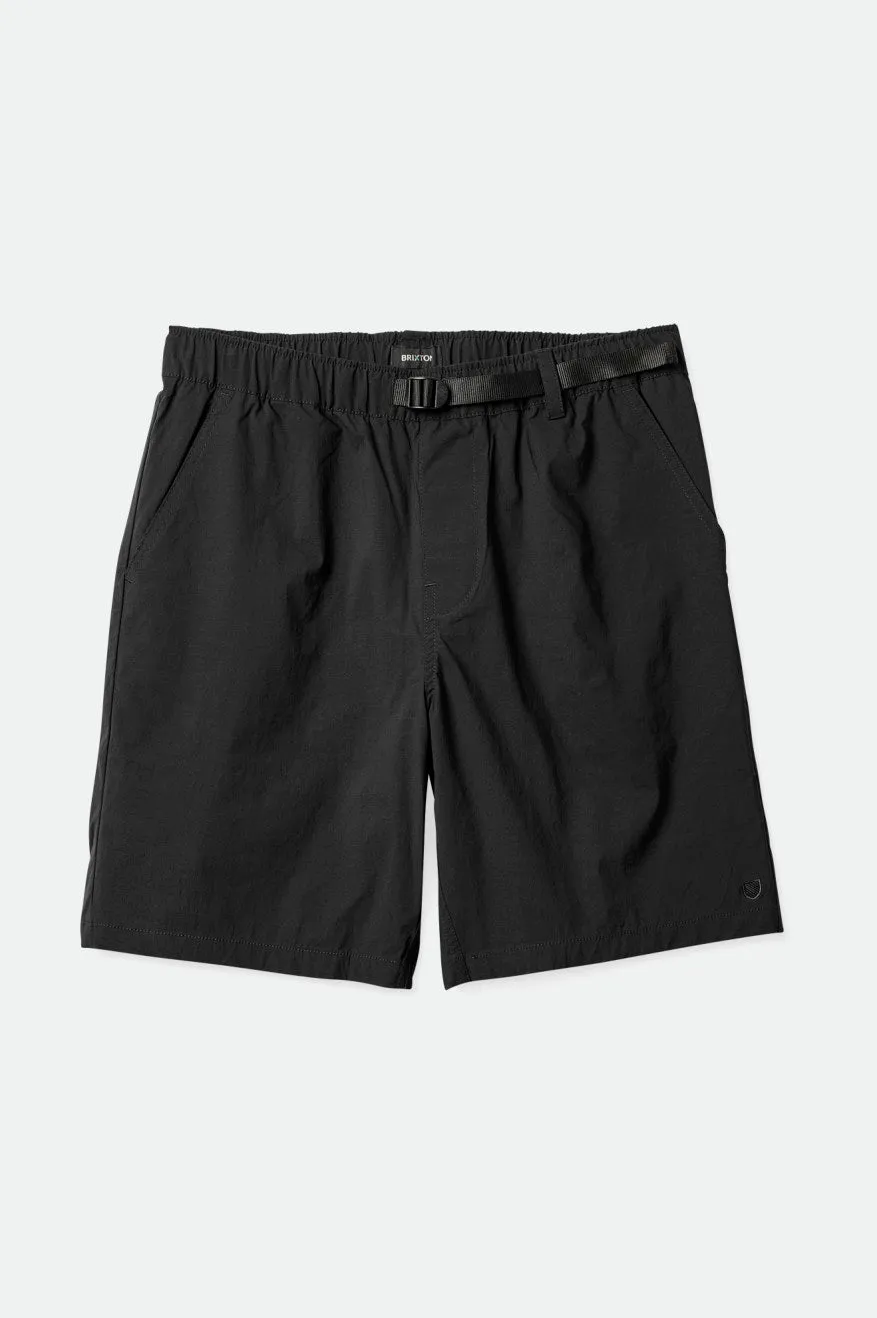 Steady Cinch Nylon Utility Short - Black