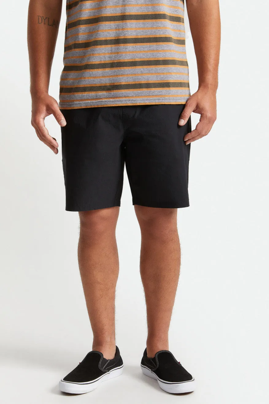 Steady Cinch Nylon Utility Short - Black