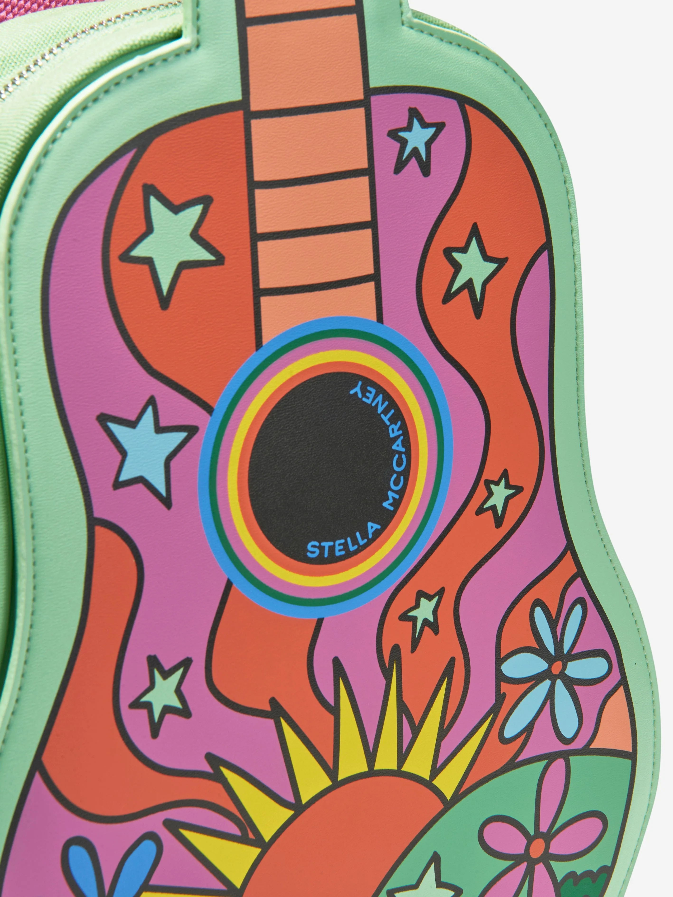 Stella McCartney Girls Guitar Crossbody Bag in Multicolour