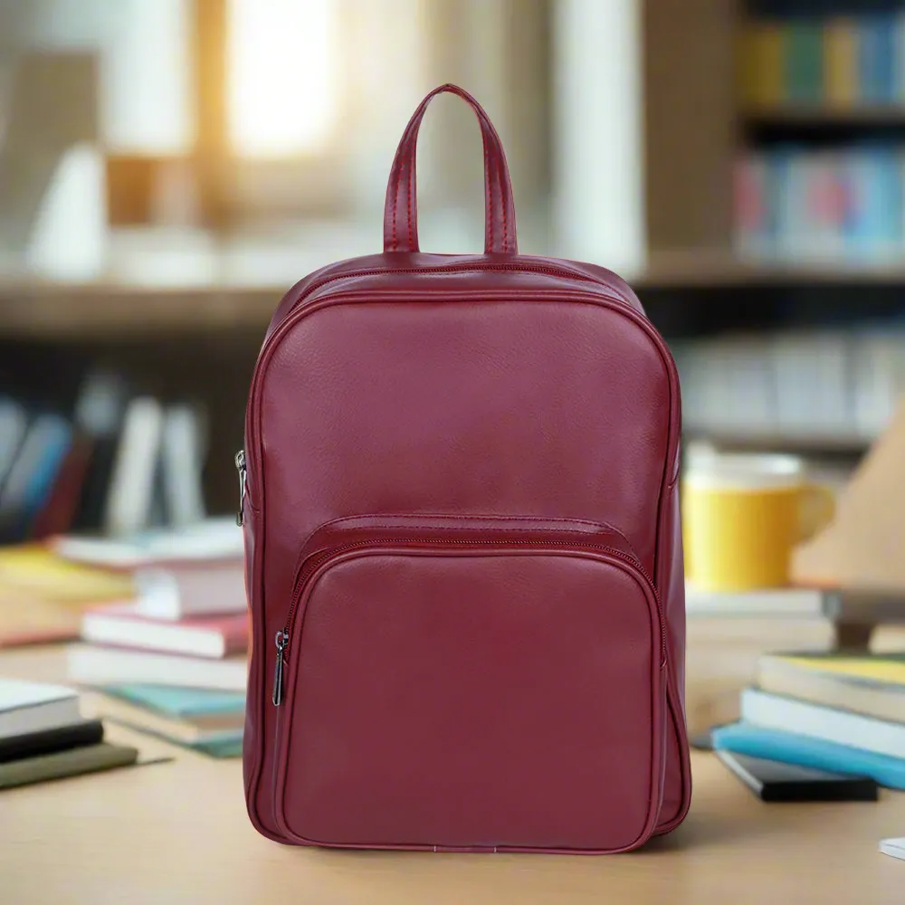 Stylish Maroon Backpack