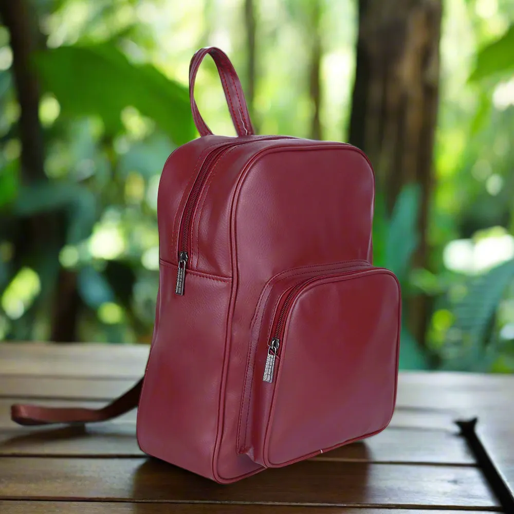 Stylish Maroon Backpack