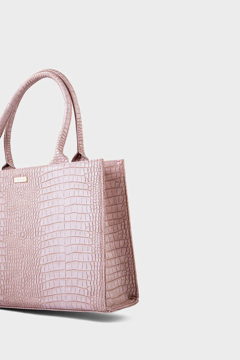 Tote Hand Bags BH0030-Nude Pink