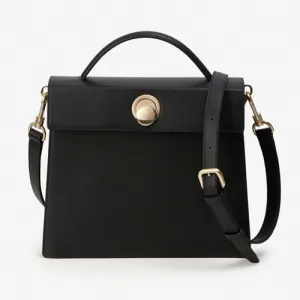 Womens Structured Satchel Handle Bags